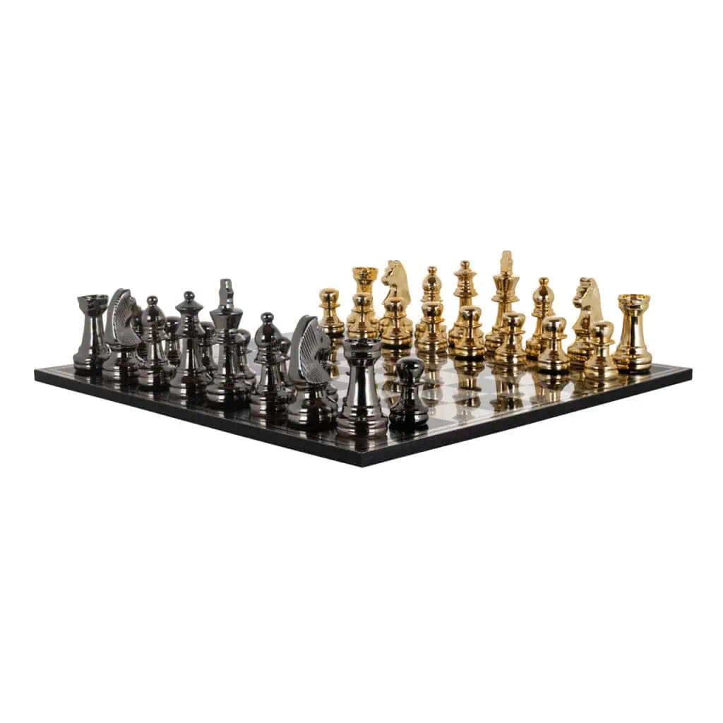 Richmond chess black gold silver 7